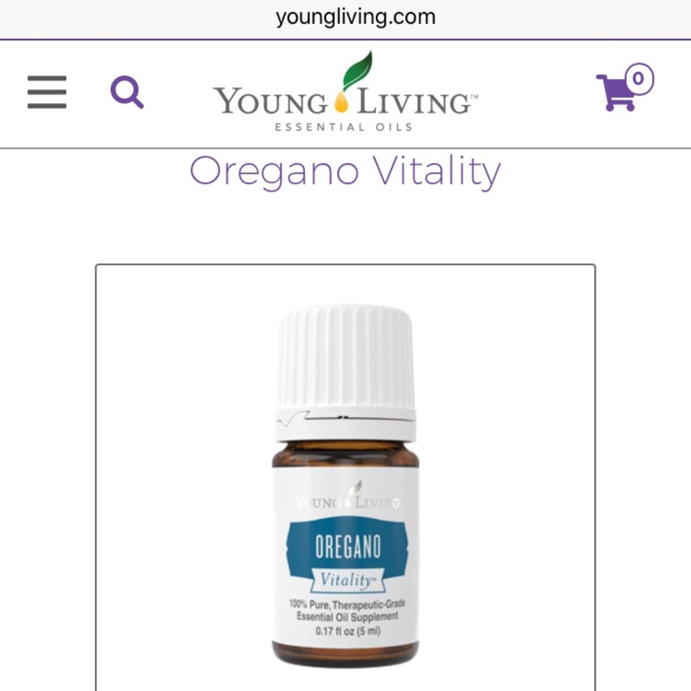 Young Living oregano vitality